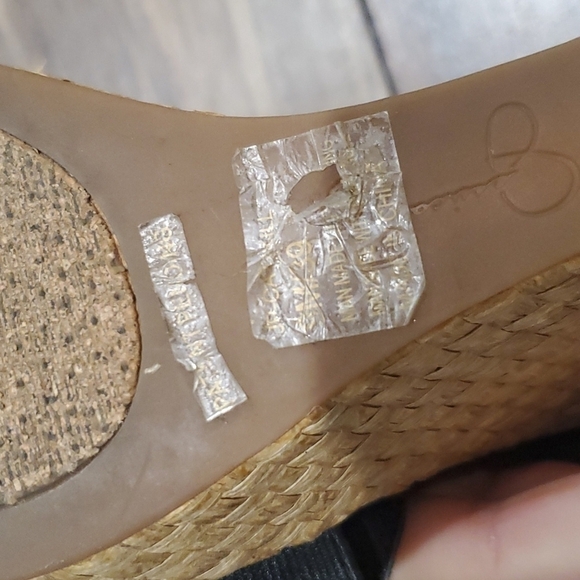 Jessica Simpson Women Wedges Espadrille Boho Sandals sz 9M - Picture 7 of 7